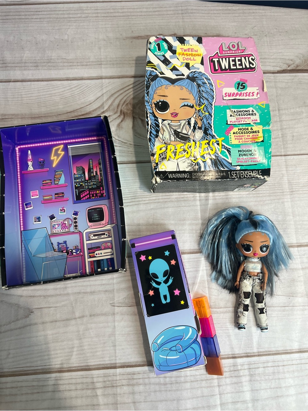 L.O.L. Freshest Surprise Tweens Doll with Blue Hair